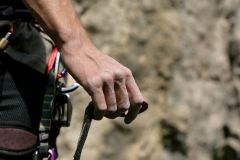 Lesione delle pulegge negli arrampicatori